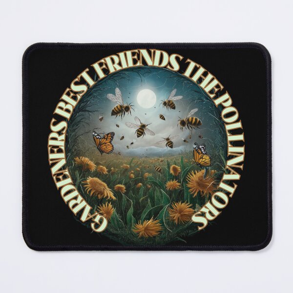 Item preview, GARDENERS BEST FRIENDS THE POLLINATORS cool round garden design designed and sold by Jt41.
