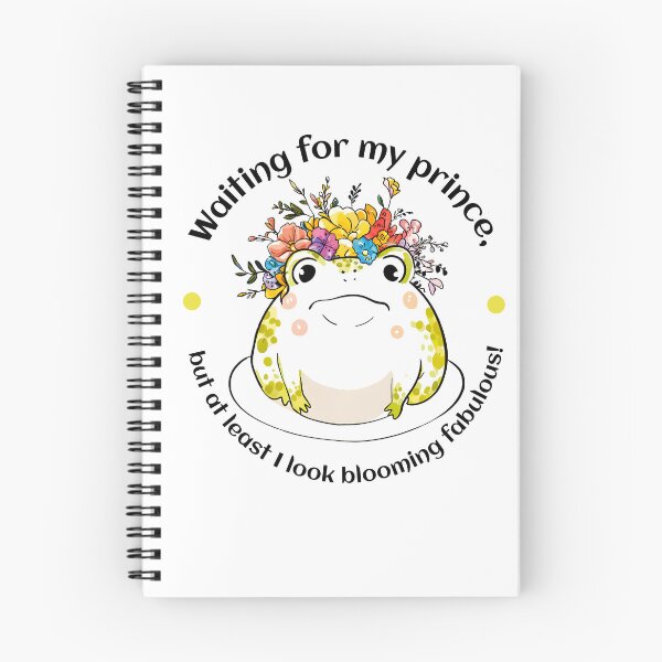 Item preview, Funny Frog, Waiting for my prince designed and sold by CanyonGarageArt.