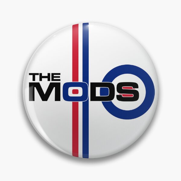 Artikelvorschau, Die Mods Target Logo Streifen V3 entworfen und verkauft von RetrospectUK.