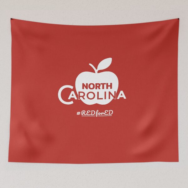 Item preview, Wear Red For Ed North Carolina - NC Teacher Red designed and sold by maxarus.