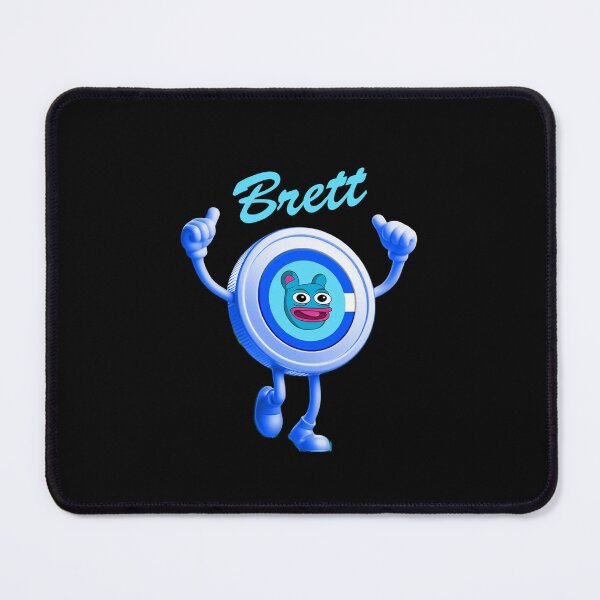 Item preview, Brett Coin: The Next Big Crypto Meme designed and sold by CryptooBull.