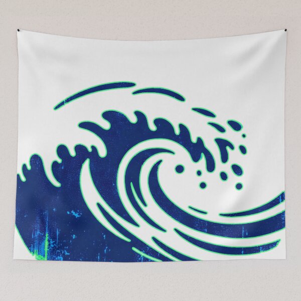 Item preview, Wave of Imagination with Green designed and sold by DD Design.