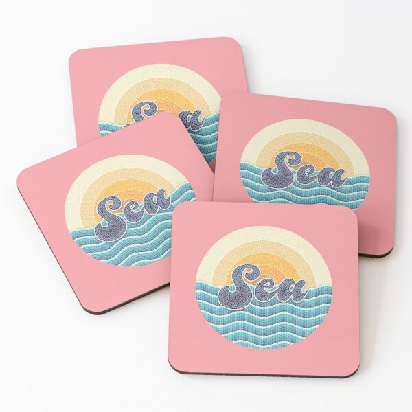 Item preview, 'SEA' mosaic tile typography designed and sold by trepiu.