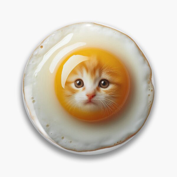 Aperçu de l'œuvre Oeuf au plat et chat créée et vendue par shymuscat.