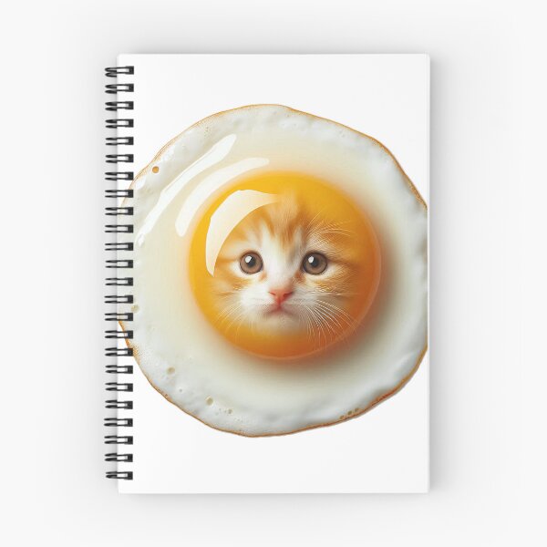 Aperçu de l'œuvre Oeuf au plat et chat créée et vendue par shymuscat.