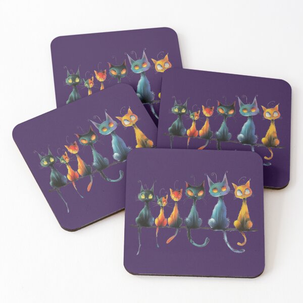 Item preview, Spectral Feline Quintet designed and sold by MOVALENDA.