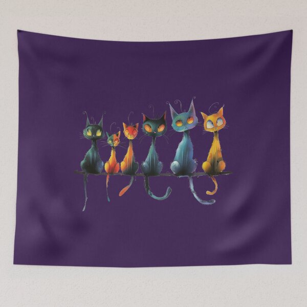 Item preview, Spectral Feline Quintet designed and sold by MOVALENDA.