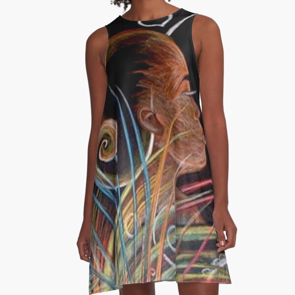 Earth - Haitian Island Spirits 01 A-Line Dress
