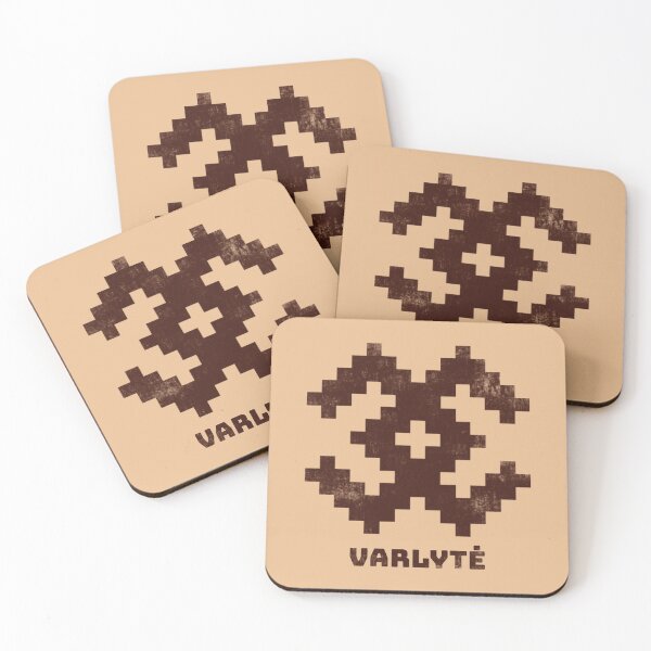 Item preview, Varlytė Pixelate Sign Lithuanian Symbol Retro Grunge designed and sold by Lelijo.