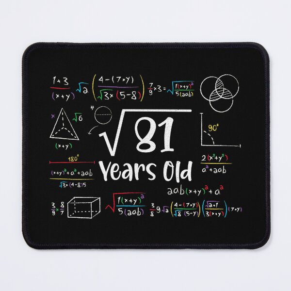 Item preview, Square Root of 81 9th Birthday 9 Year Old Gifts Math Bday designed and sold by Blok45.