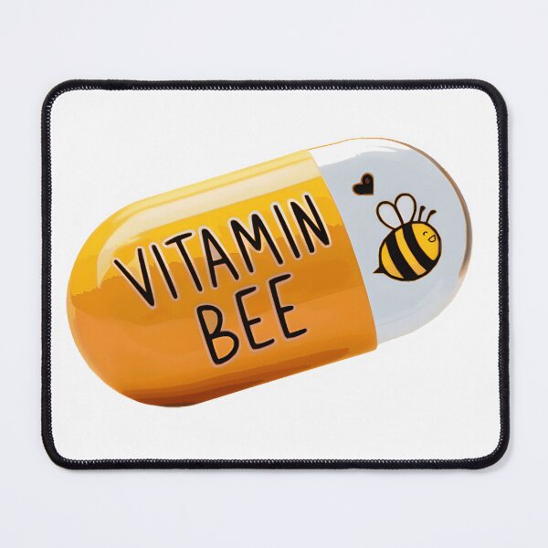Item preview, The world needs Vitamin Bee - The Cutest Health Boost designed and sold by pixelated_echoes.