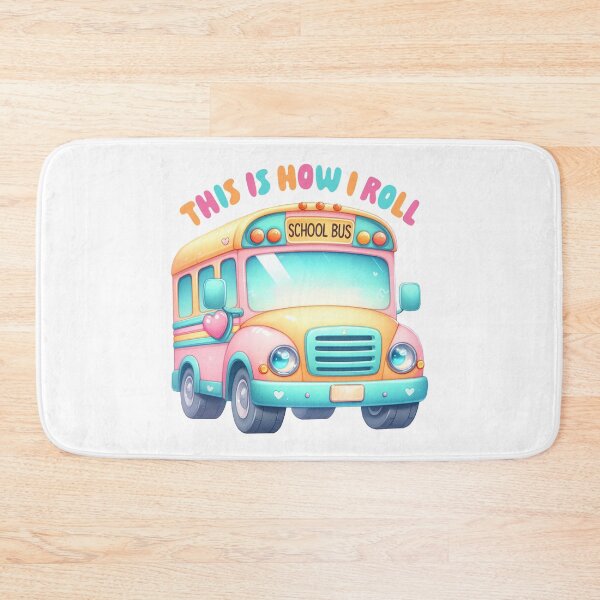 Item preview, Cute school bus, back to school, kids, children’s designed and sold by iclipart.