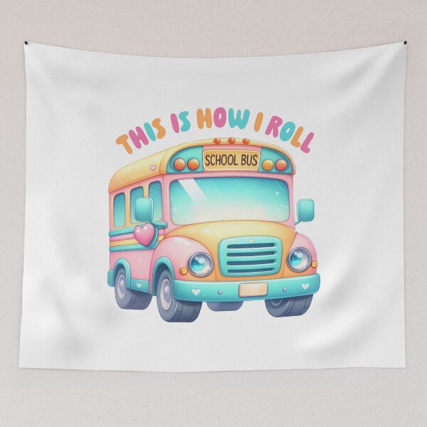 Item preview, Cute school bus, back to school, kids, children’s designed and sold by iclipart.