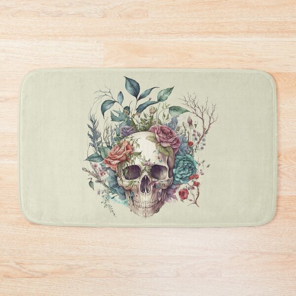 Item preview, Floral Skull designed and sold by GiraffeCreative.
