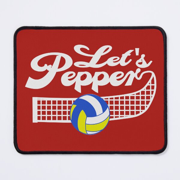 Item preview, Lets pepper funny volleyball designed and sold by Colorfulman.