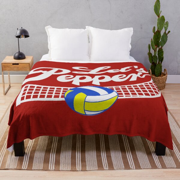 Item preview, Lets pepper funny volleyball designed and sold by Colorfulman.