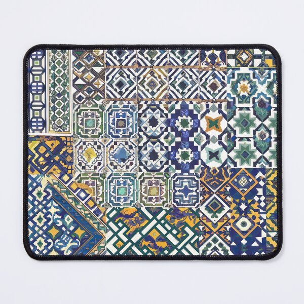 Item preview, Blue Moroccan Tile Pattern designed and sold by Tamas Das.