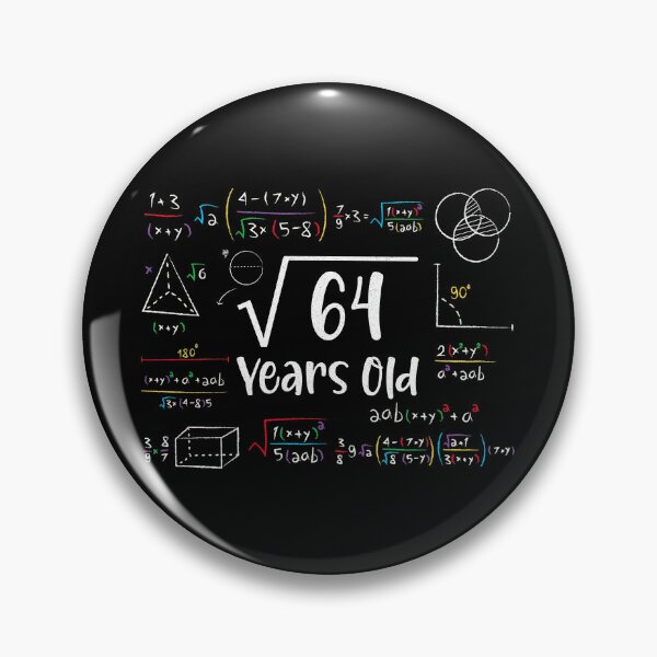 Item preview, Square Root of 64 8th Birthday 8 Year Old Gifts Math Bday designed and sold by Blok45.