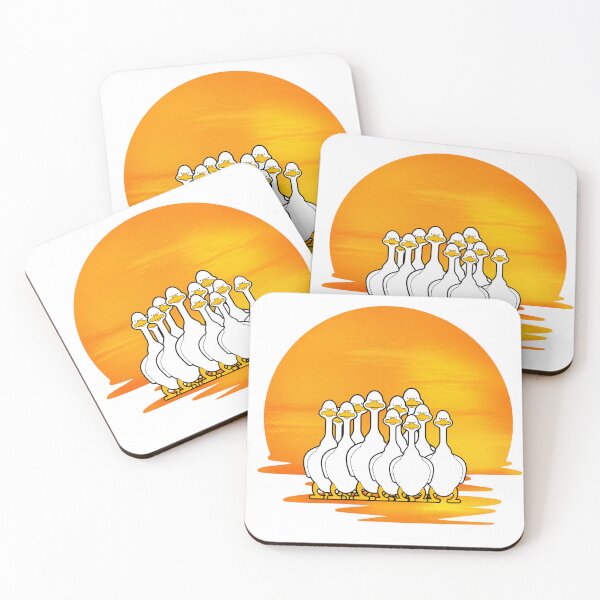 Item preview, Sunset Stroll: Geese on the Water designed and sold by GorinART.