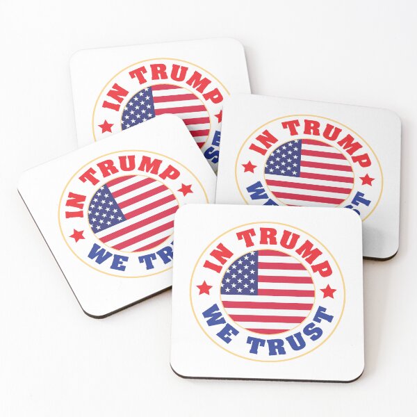 Item preview, In Trump We Trust T-shirt, sticker and Pin Buttons designed and sold by Billium Halder.