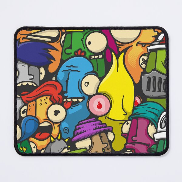Item preview, colorful characters designed and sold by manuvila.
