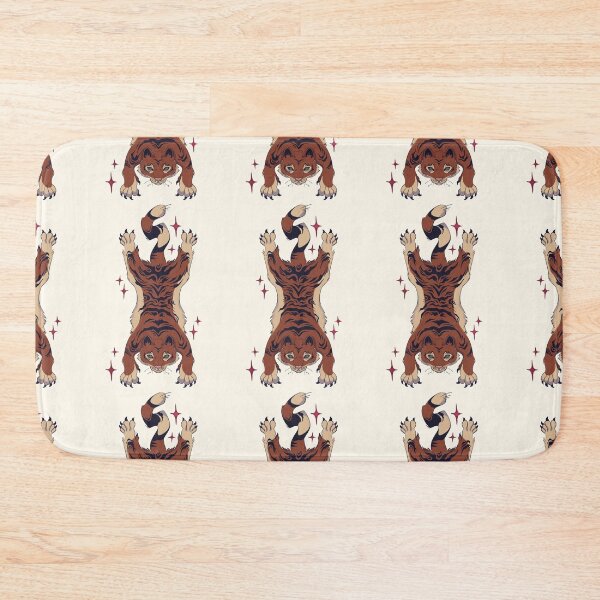 Item preview, tiger rug designed and sold by PineConesShop.