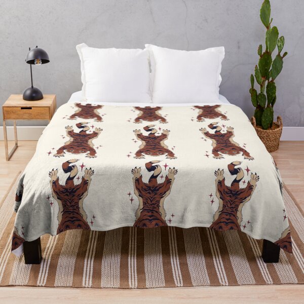 Item preview, tiger rug designed and sold by PineConesShop.