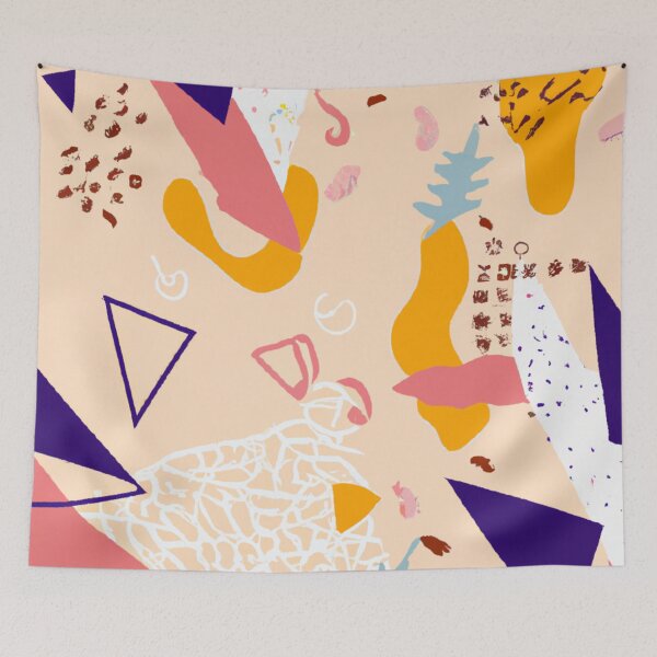 Item preview, Abstract & Colorful Memphis Pattern  designed and sold by Matoo5062.