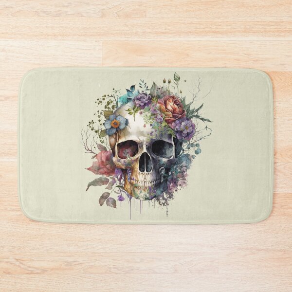 Item preview, Floral Skull designed and sold by GiraffeCreative.