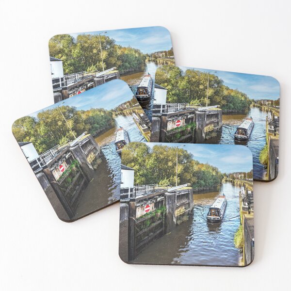 Item preview, Narrowboat Entering Gloucester Lock  designed and sold by IanWL.