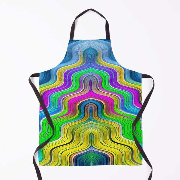 Item preview, Rainbow Quilt Mirrored Waves Abstract Art designed and sold by Warren Paul Harris.