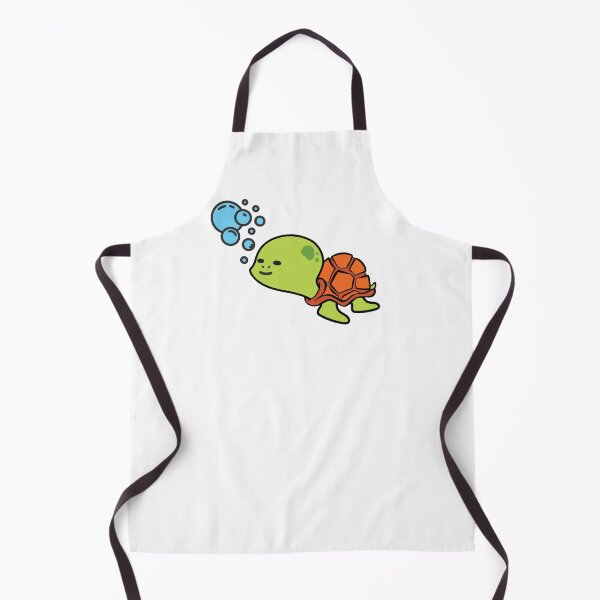 Item preview, Cartoon baby sea turtle swimming in the ocean designed and sold by captainhobbyist.