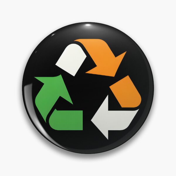 Item preview, Recycling Logo Symbol in an Irish Theme designed and sold by TirConnaill.