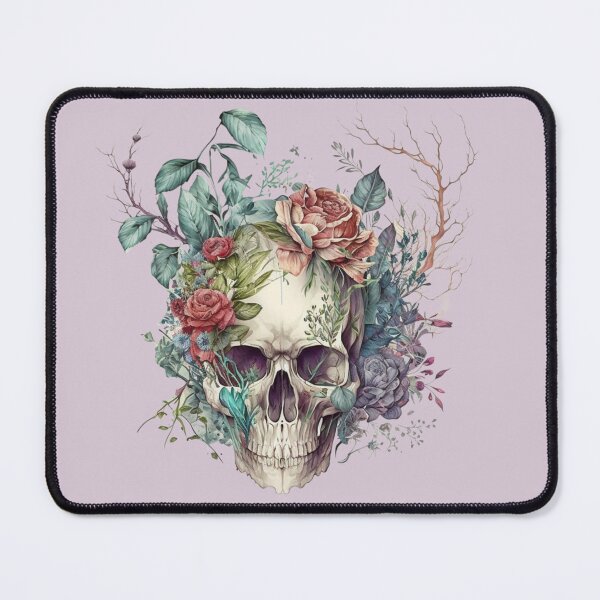 Item preview, Floral Skull designed and sold by GiraffeCreative.