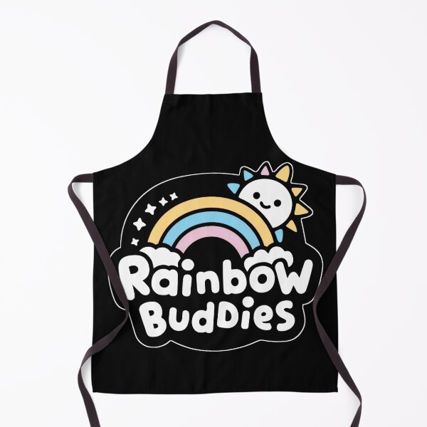 Item preview, Rainbow Buddies Happy Friends Blue Purple Brown Sun designed and sold by SplashTastic.