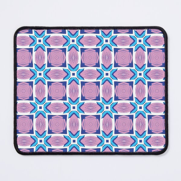 Item preview, Electric blue lilac geometric patterns 35 designed and sold by AneissPiaf.