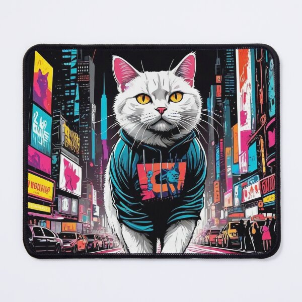 Item preview, New York Cat Swag Urban Graffiti designed and sold by Maria Munajjed.