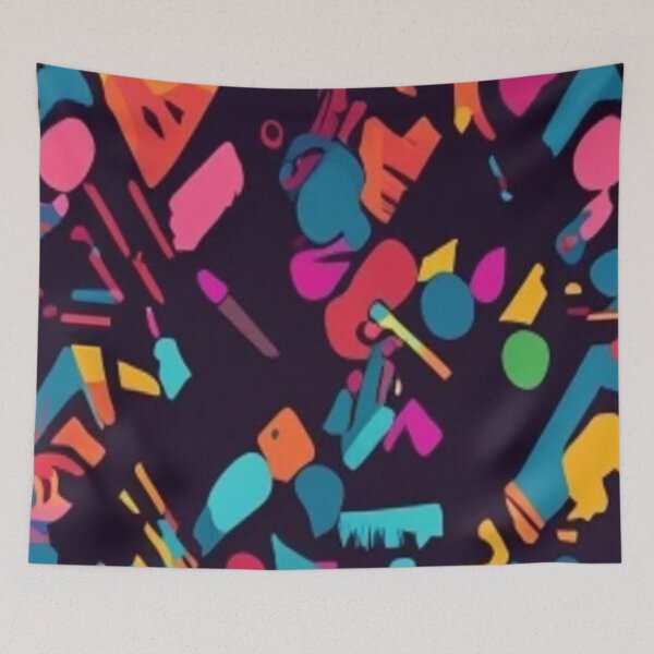 Item preview, Abstract & Colorful Memphis Pattern  designed and sold by Matoo5062.