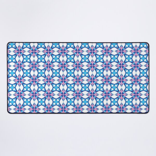 Item preview, Electric blue lilac geometric patterns 36 designed and sold by AneissPiaf.