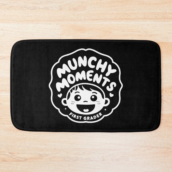 Item preview, MUNCHY MOMENTS Happy First Grader Black White Smile designed and sold by SplashTastic.