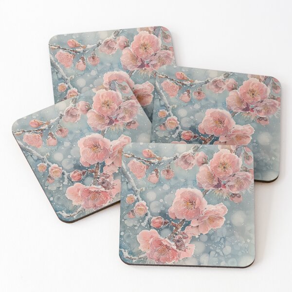 Item preview, Snowy Pink Blossoms designed and sold by MystiS.