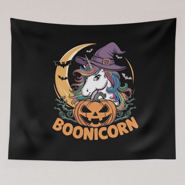 Item preview, Boonicorn Witch Unicorn Halloween Pumpkin Design designed and sold by Hananiah Merch.