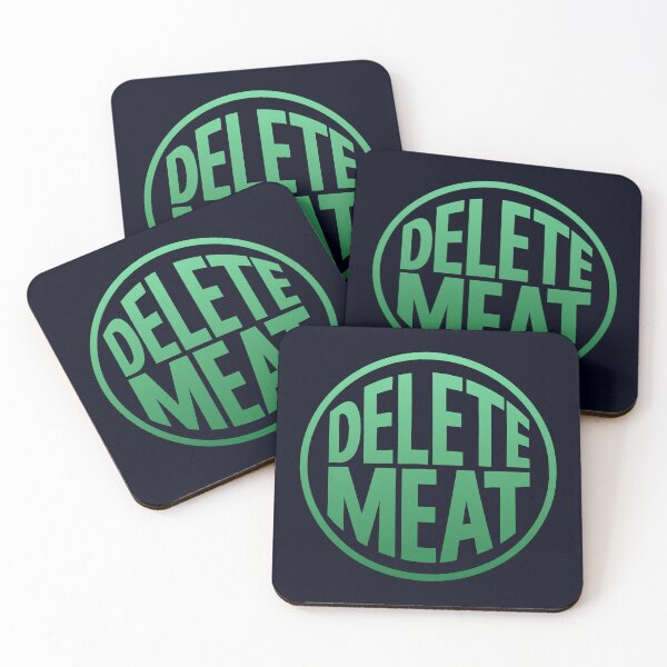 Item preview, Delete Meat for Vegan and Plant-Based Lifestyle Enthusiasts designed and sold by GreenSlate.
