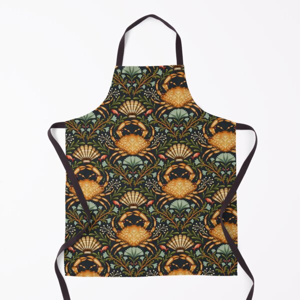 Item preview, Midnight shoreline crabs and shells designed and sold by OzdeBayer.