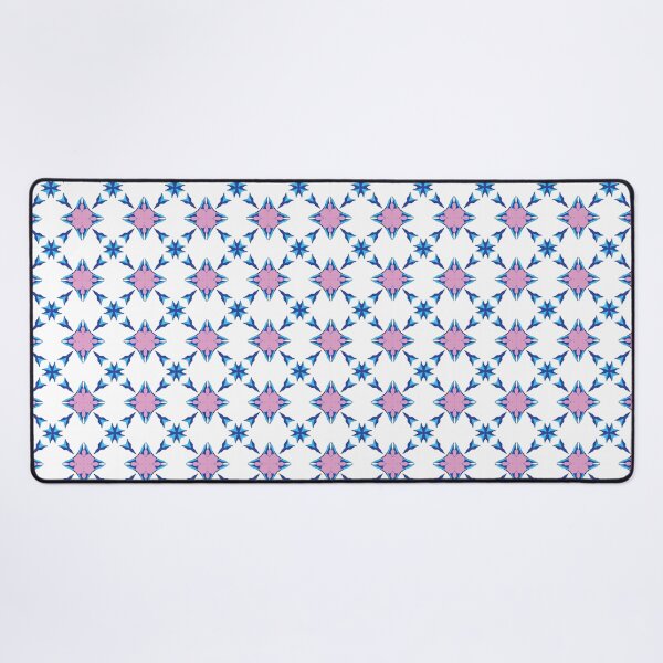 Item preview, Electric blue lilac geometric patterns 37 designed and sold by AneissPiaf.