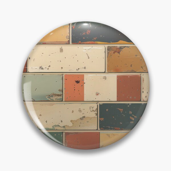 Item preview, Vintage Multicolor Brick Pattern designed and sold by MystiS.