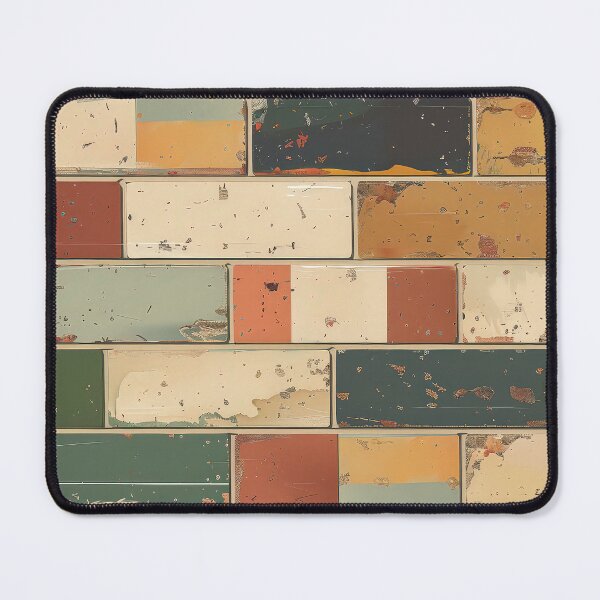 Item preview, Vintage Multicolor Brick Pattern designed and sold by MystiS.