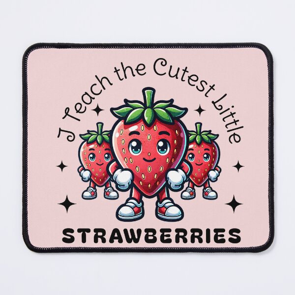 Item preview, I Teach The Cutest Little Strawberries Teacher Back to School designed and sold by Luvjesus2.