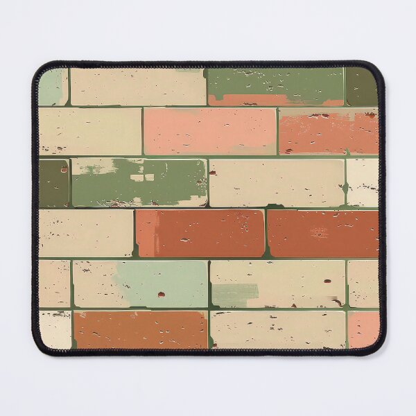 Item preview, Retro Pastel Brick Pattern designed and sold by MystiS.