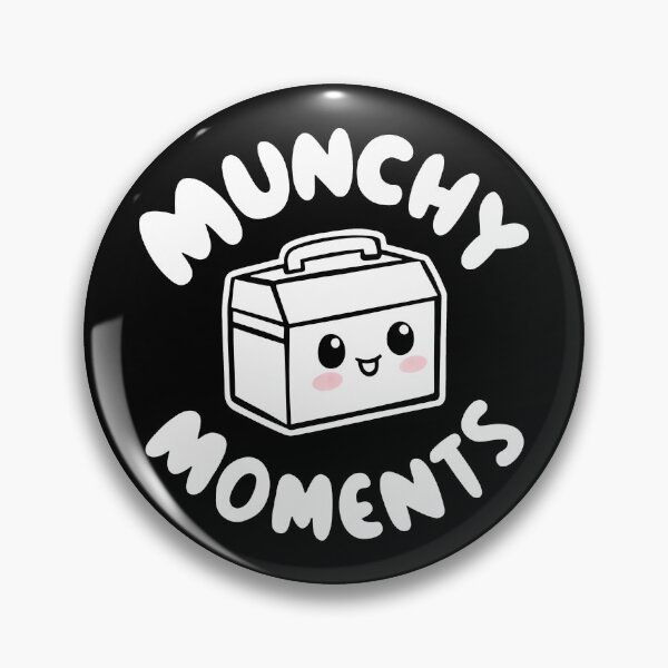 Item preview, MUNCHY MOMENTS Happy Lunchbox White Black Red Face designed and sold by SplashTastic.